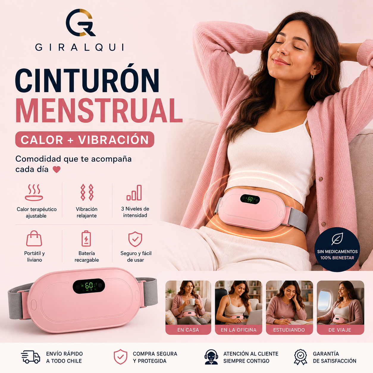 Cinturón Menstrual Térmico