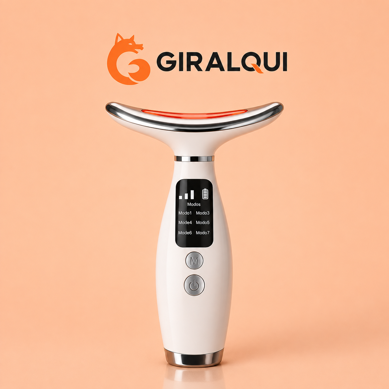 Masajeador facial cuello led recargable