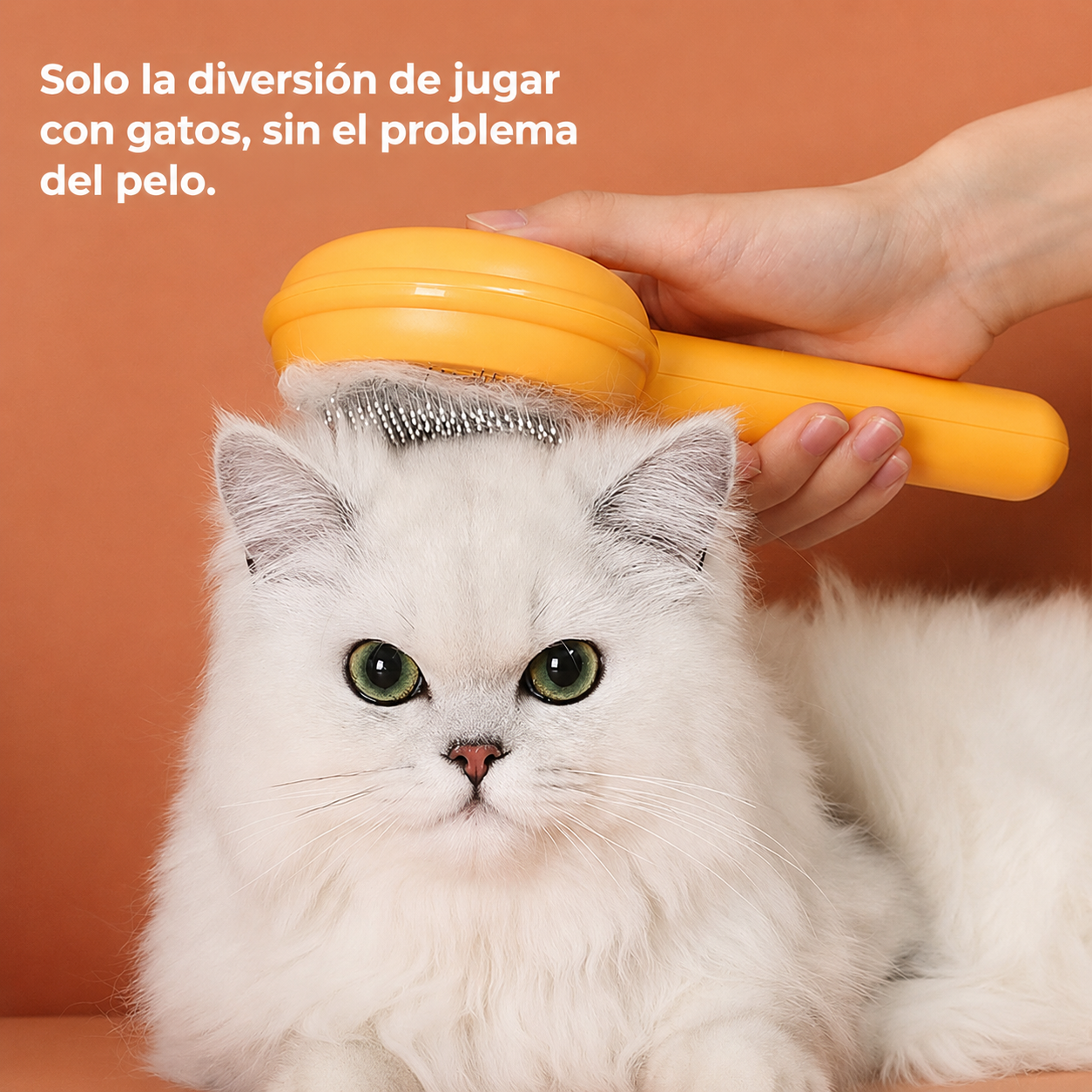 Peine Autolimpiante Para Mascotas